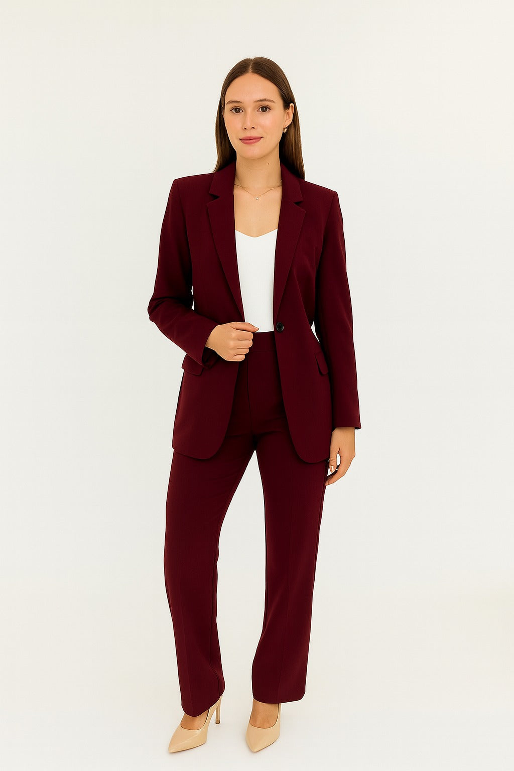 Blazer Camila color borgogna – elegante e sofisticata