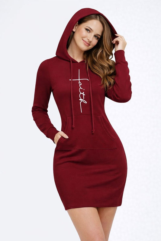 ROZA | Felpa Lunga Con Cappuccio