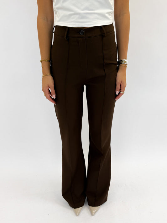 Pantalone Camila marrone scuro – elegante e senza tempo
