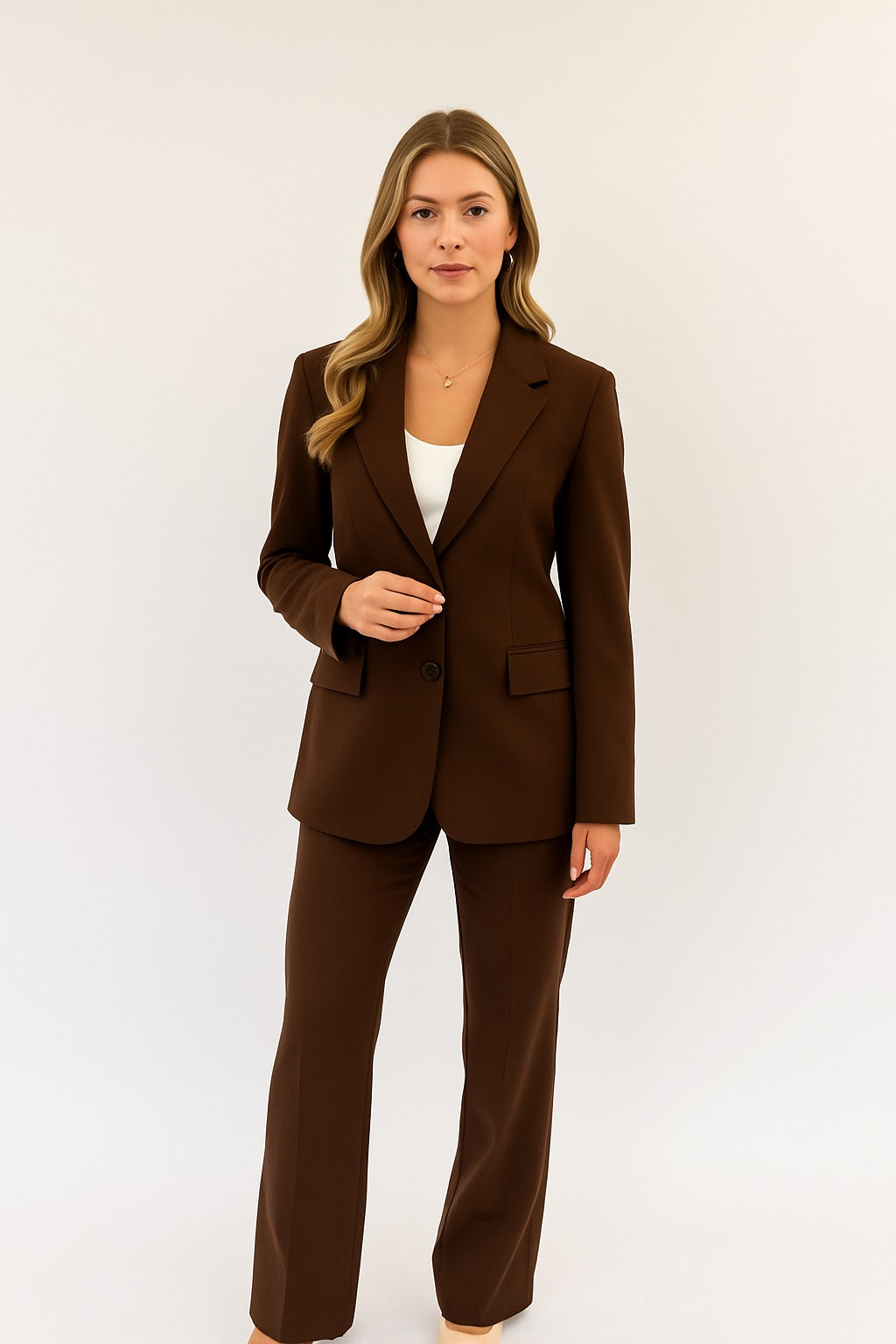 🇮🇹 Blazer Camila marrone scuro